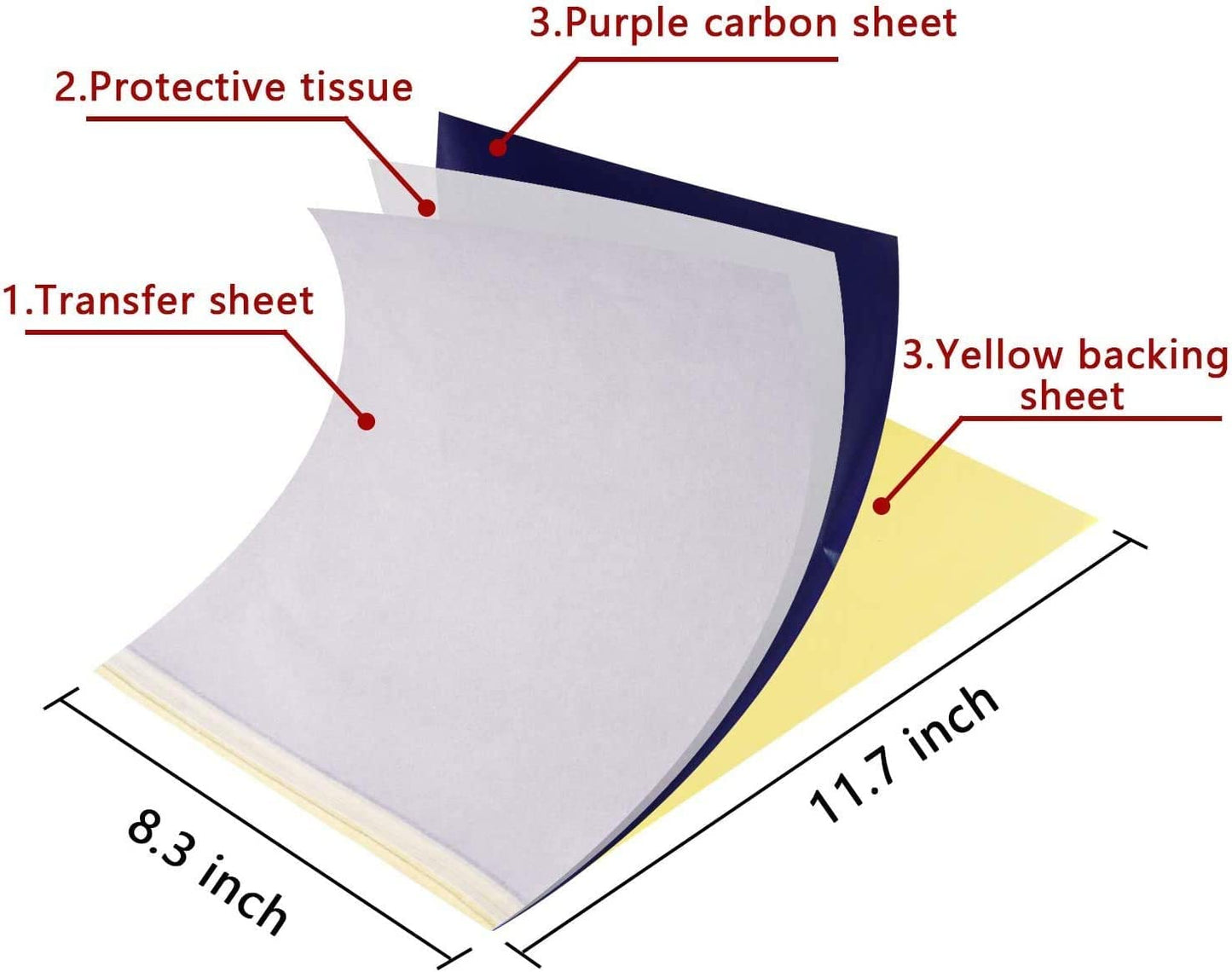 Tattoo Practice Skins with Transfer Paper - Suerbeaty 35Pcs Tattoo Fake Skin and Stencil Paper Kit Includes 25Pcs Tattoo Paper and 10Pcs Double Sided Tattoo Skin Practice for Beginners and Experienced