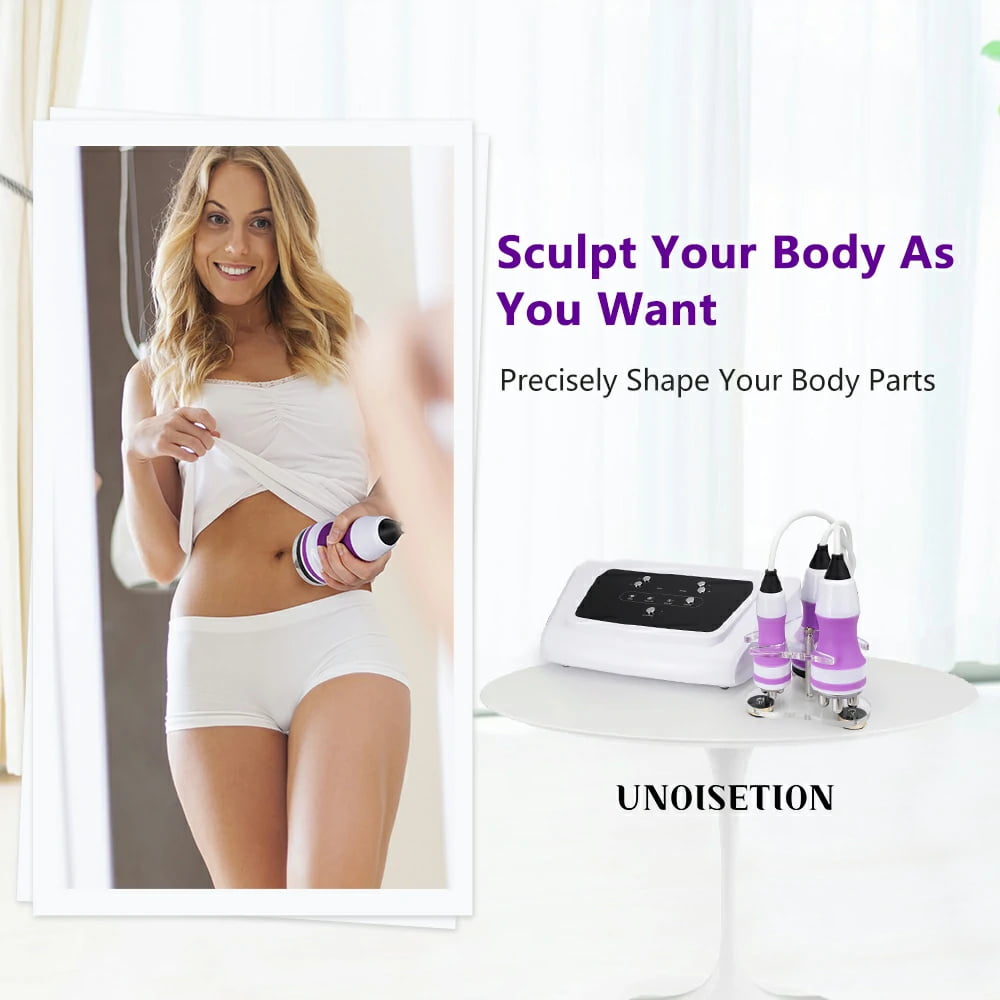 Ouwald 3 in 1 Cavitation Body Beauty Machine Home Use Spa Skin Care Tool Neck Arm Waist Thigh