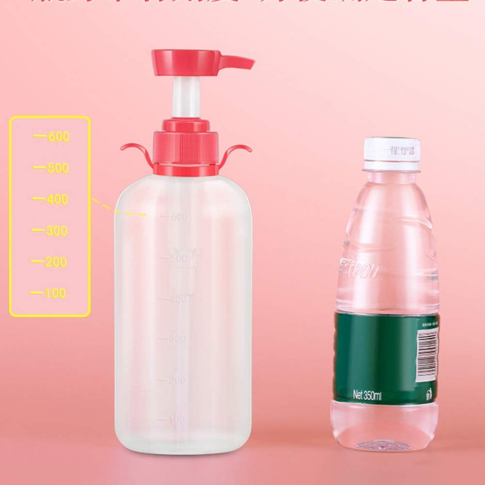 Vaginal Douche Cleaner - Anal Douche Vagina Cleaning Kit, 3 Nozzle Tips - Reusable Manual Pressure Enemas for Douche, Coffee & Water Colon Cleansing (600 ml)