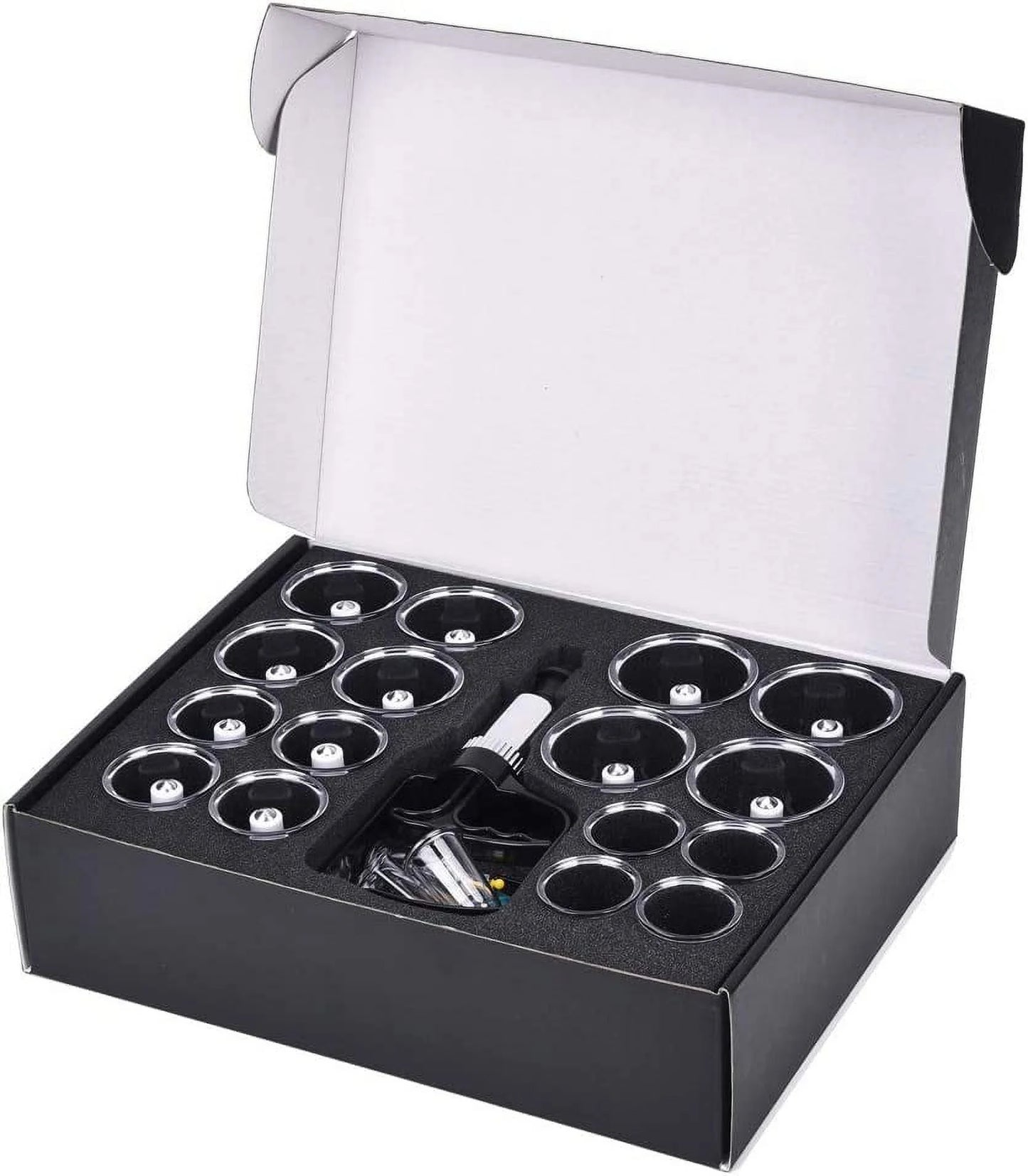 Ouwald Cupping Set for Massage Therapy - 22 Cups Chinese Cupping Kit with Hand Pump