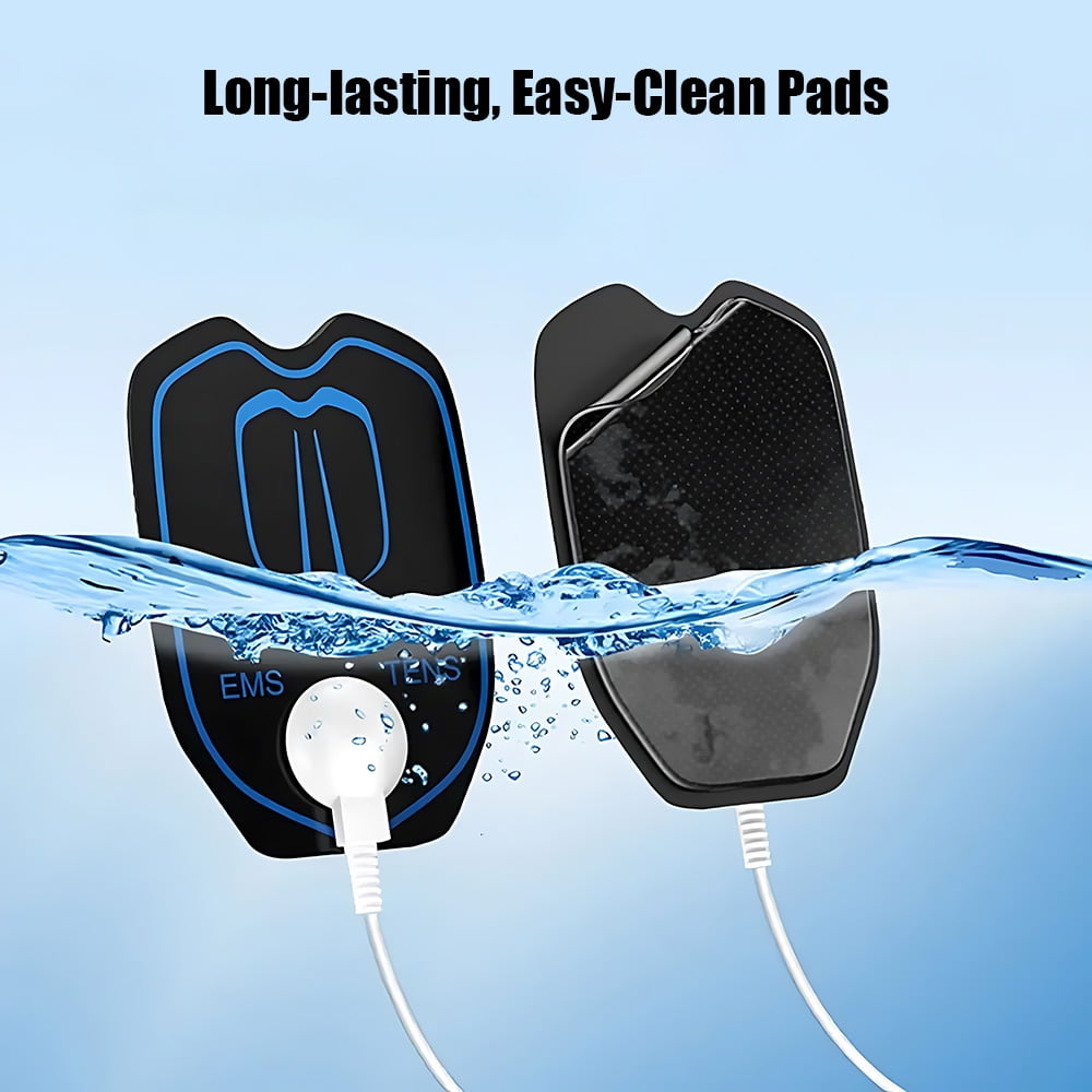 Ouwald TENS Unit Muscle Stimulator for Pain Management, EMS Dual Channel Pulse Massager with 8 Reusable Electrode Pads 9 Modes for Back Neck Pain Muscle Therapy, Wireless Tens