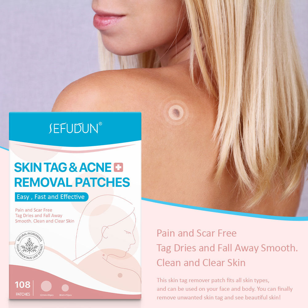 Mieauty Ingredients And Effective Remover Tag 108PCS Removal Tag And Skin Improved Patch