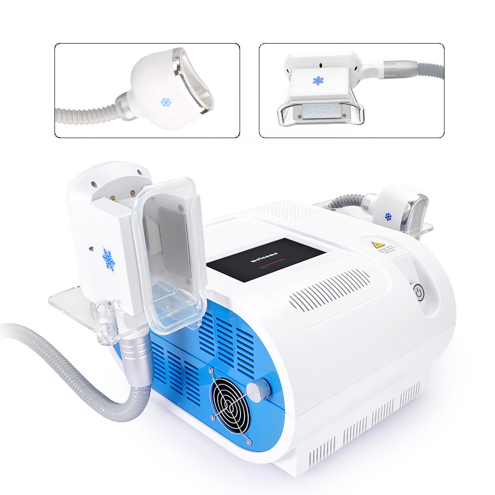 Ouwald 2 Handles Freezing Frozer Body Double Chin Removal Vacuum Slimming Machine