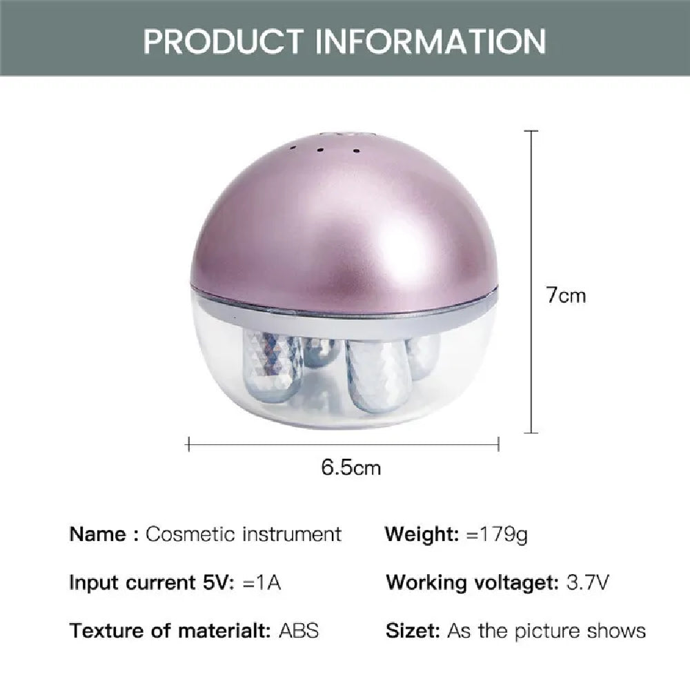 MultiFunctional Electric Face Massager Rotate Roller 4D Tightening Microcurrent Face Lift, Wrinkle Remover, Anti-Aging, Skin Care Massage EMS Beauty Devices