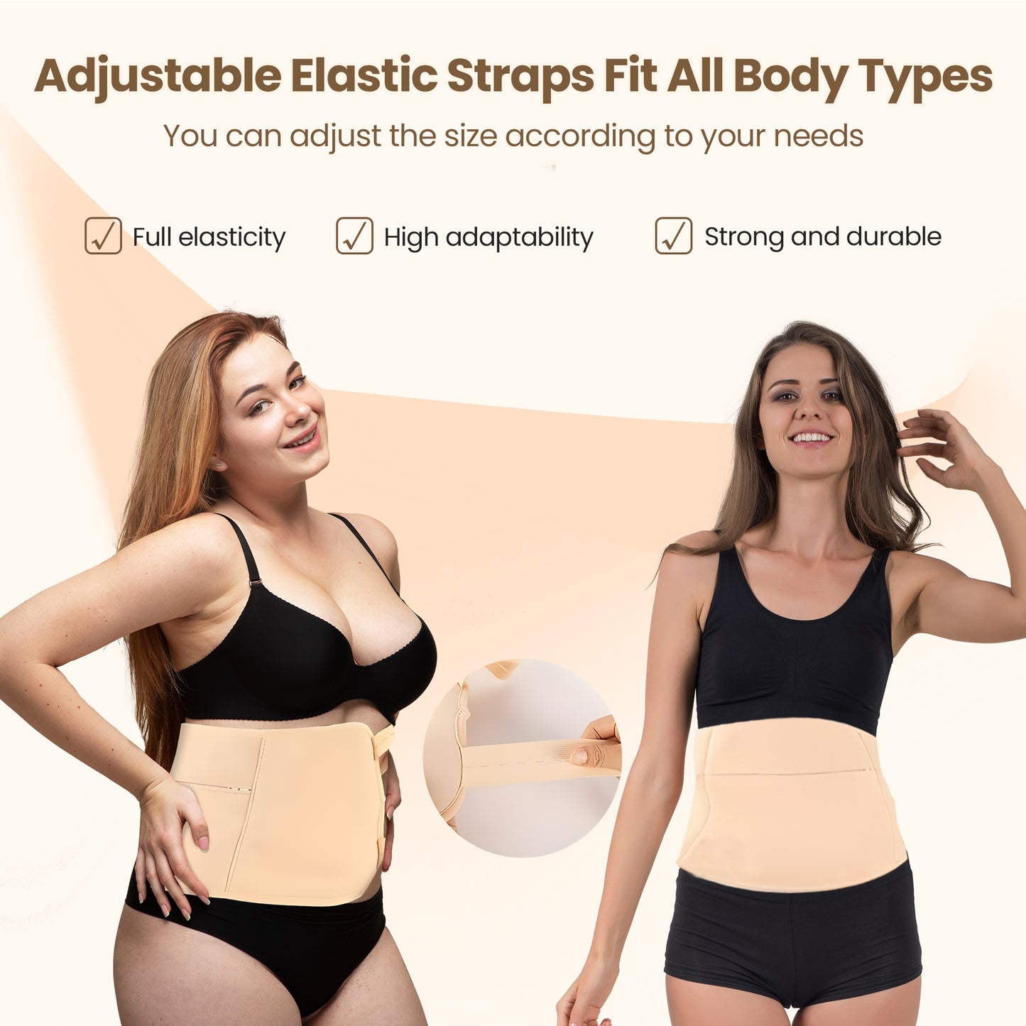 Ouwald Castor Oil Pack Wrap, 9Pcs Reusable Castor Oil Pack Kit for Neck Chest Waist Back Knee and Feet, Waterproof & Anti Oil Leak (Oil Not Included)