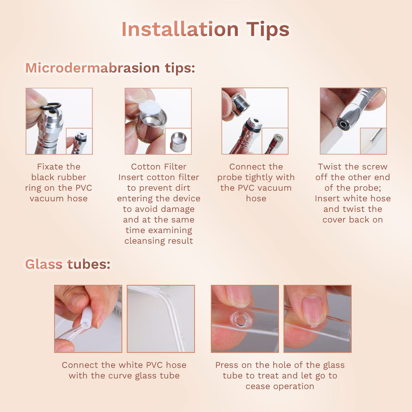 Mieauty Diamond Microdermabrasion Machine Facial Peel, Vacuum Suction, Portable Home Skincare Tool Suitable for All Skin Types, Professional Grade Results Rejuvenate Your Skin