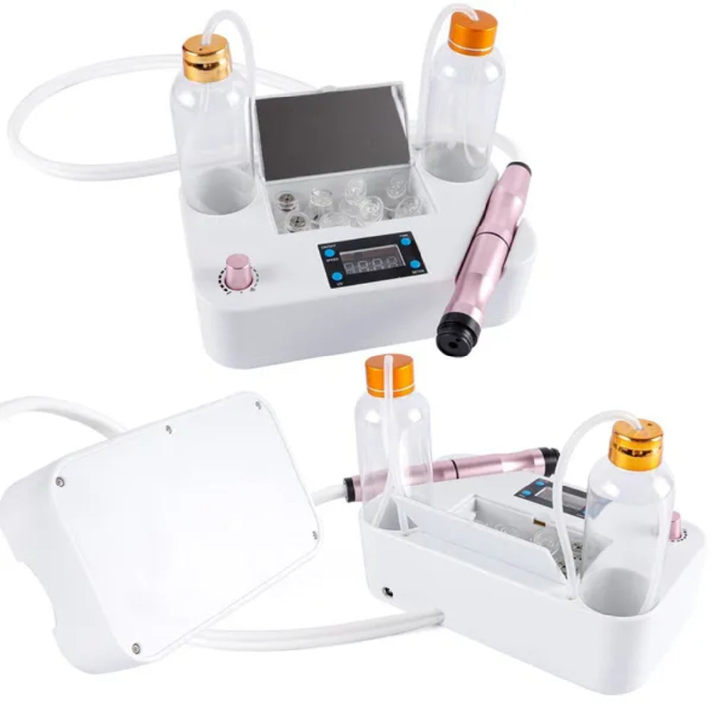 Mieauty Oxygen Hydrofacial Machine Facial Cleaning Vacuum Suction Hydro Dermabrasion Machine for Face Skin Care & 3 in1 Body Slimming Massager for Body fat Burning