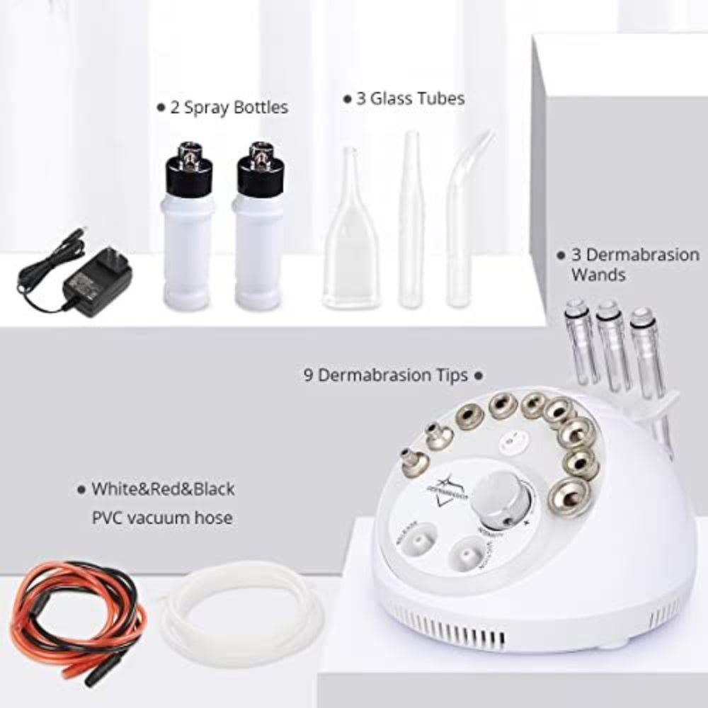 Mieauty 3 in 1 Diamond Microdermabrasion Machine Professional Facial Micro Dermabrasion Skin Care Peeling Blackheads Removal for Home & Salon Studio