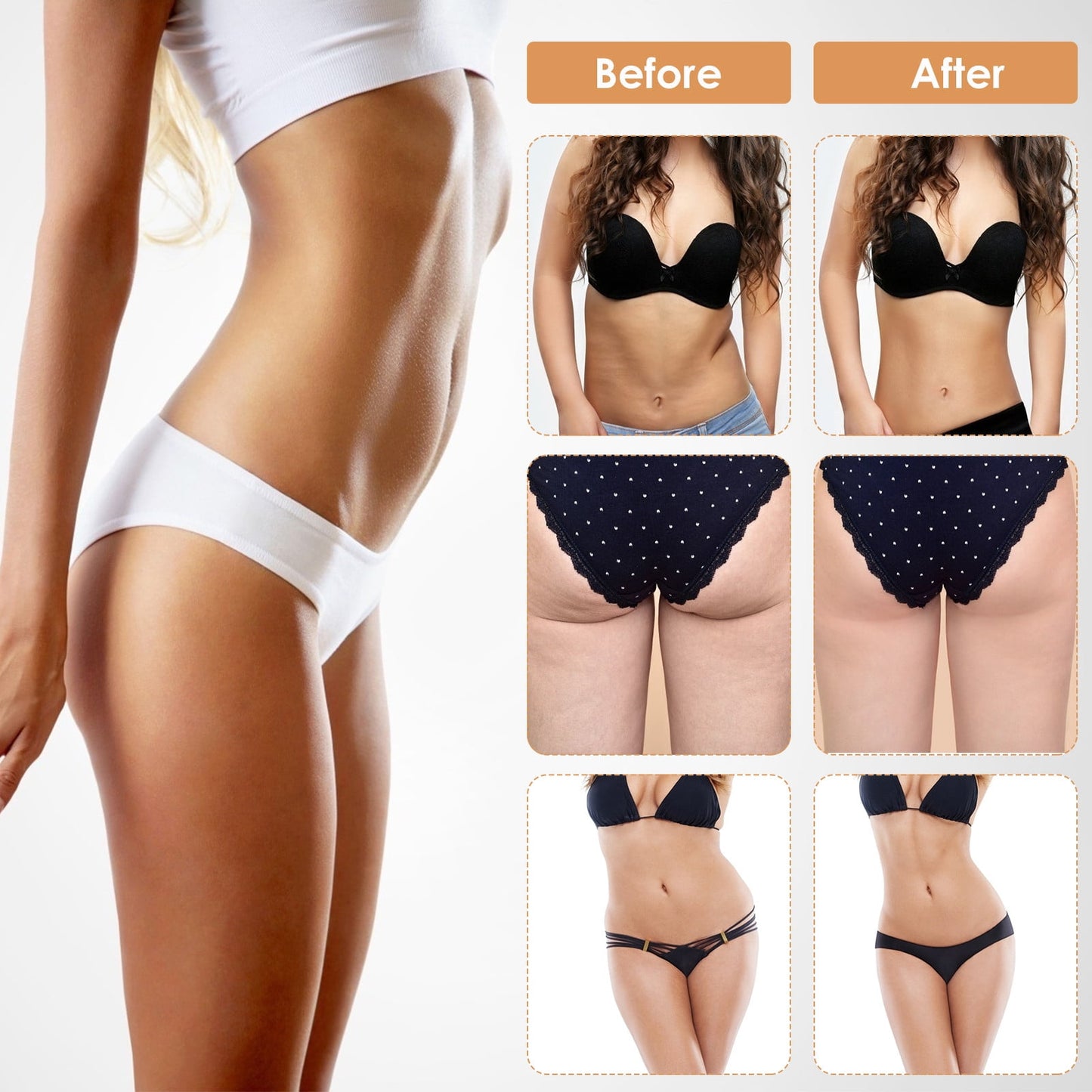 Ouwald 3 in 1 Beauty Body Shaping Massage Machine Weightloss, Homeuse Cellulite Removal Skin Care Device