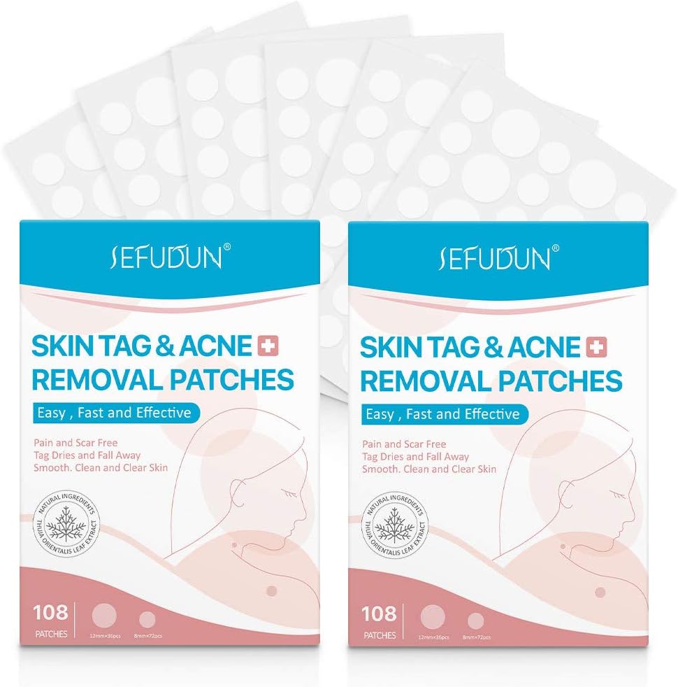 Mieauty Ingredients And Effective Remover Tag 108PCS Removal Tag And Skin Improved Patch