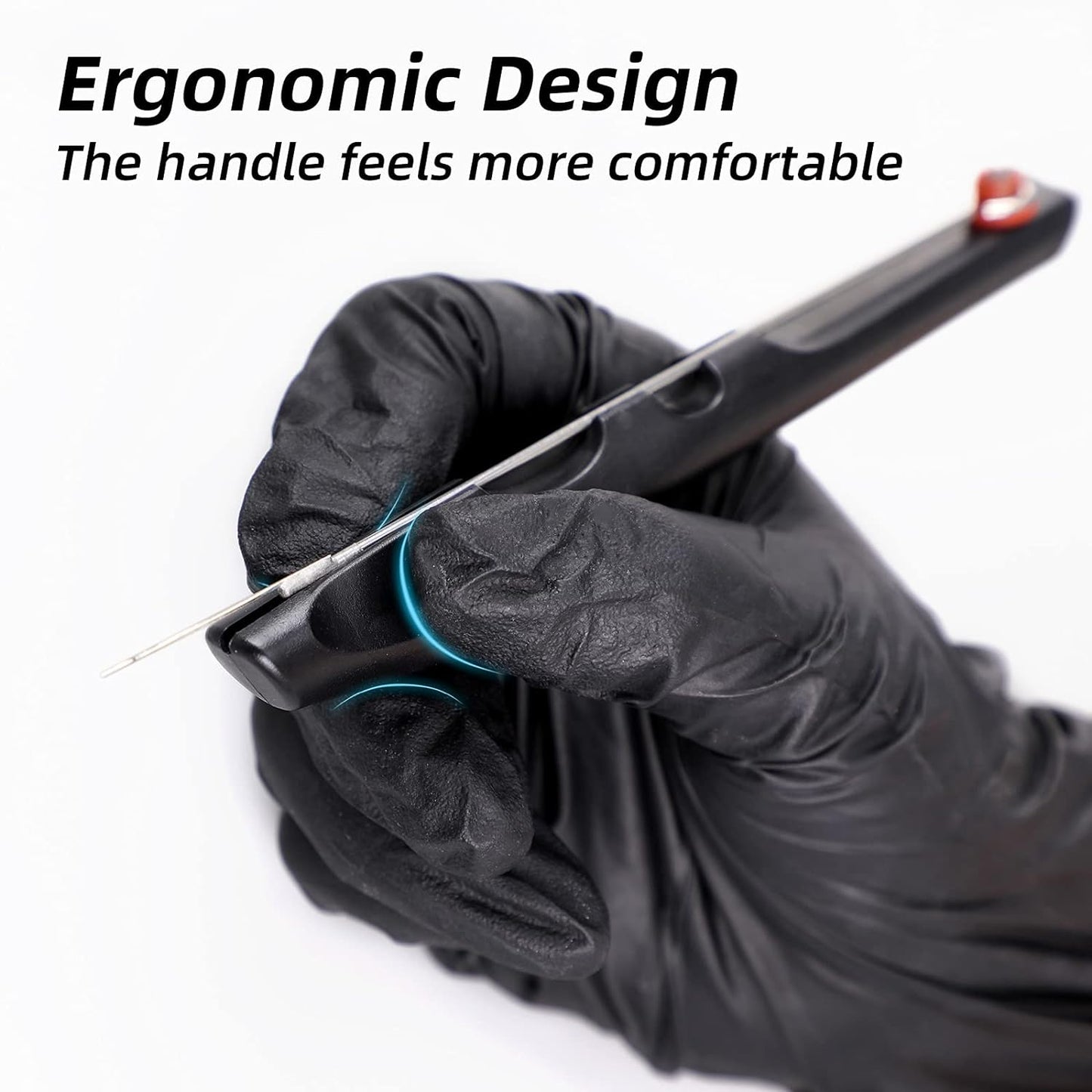 Ouwald Hand Stick and Poke Tättooed Kit for Beginners | Holder DIY Tättooed Poke Pen Set with 20pcs Nedles 5 Colors Inks, Gloves Grommet Bandage Stick n Poke kit
