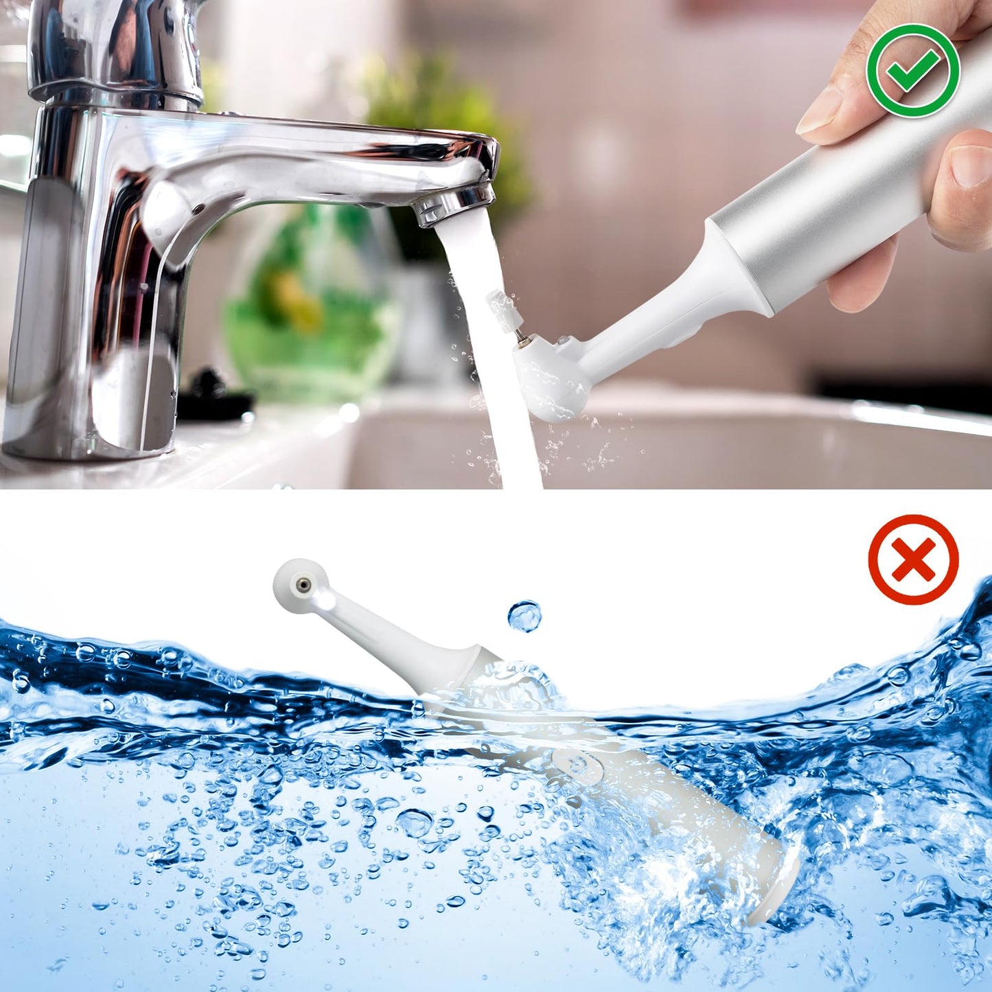 Teeth Polisher, Rechargeable Teeth Cleaning & Whitening Kit, 5 Speed Modes, 5 Brush Heads, IPX6 Waterproof, Home Dental Care for Adults & Kids