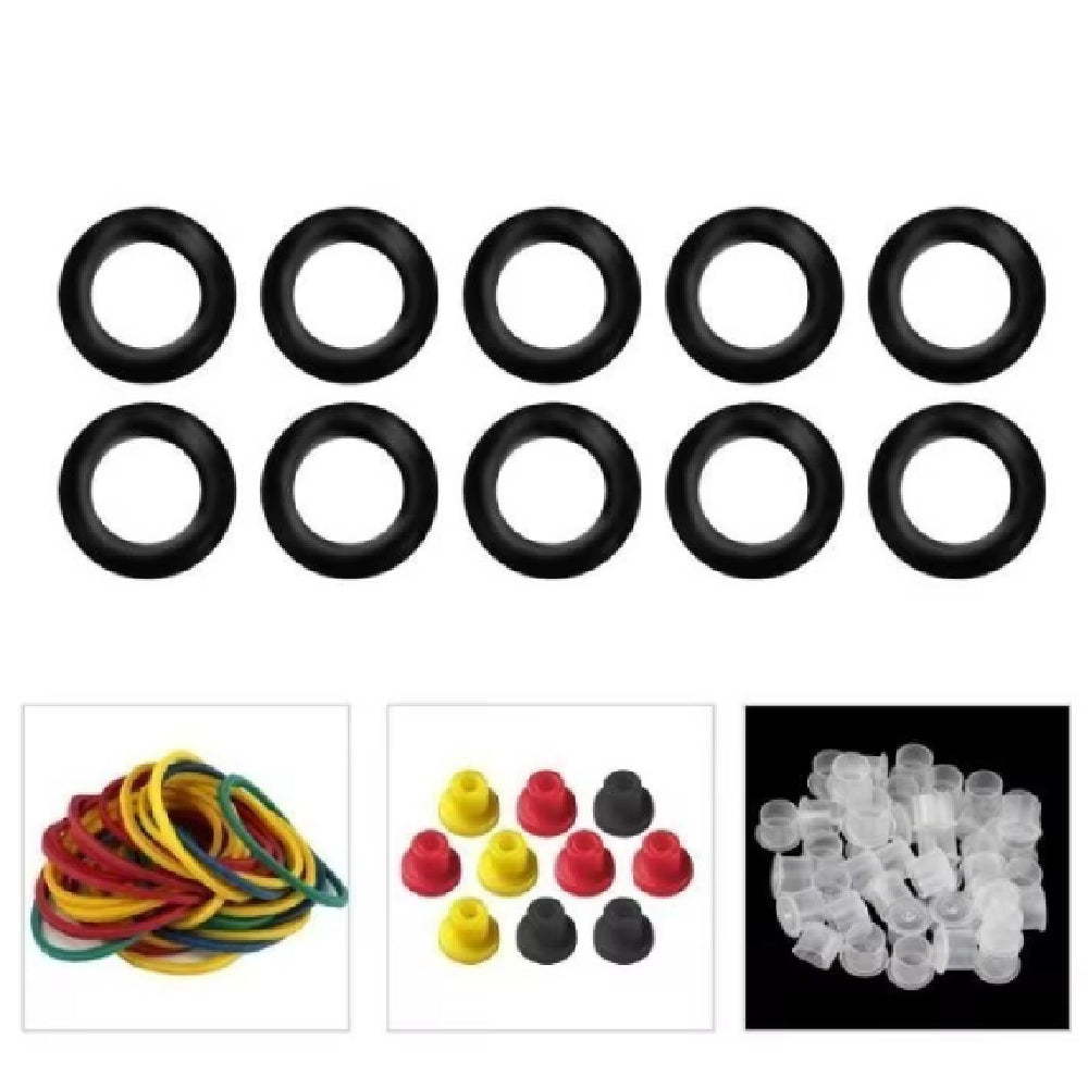 Pro Complete Tättooed Kit - Two Tättooing Machines Gun with Power Supply, Color Inks ,10pcs Nedles Grips Tips Practice Skins - Tättooed Machines Set for Beginners & Tättooed Aritsts