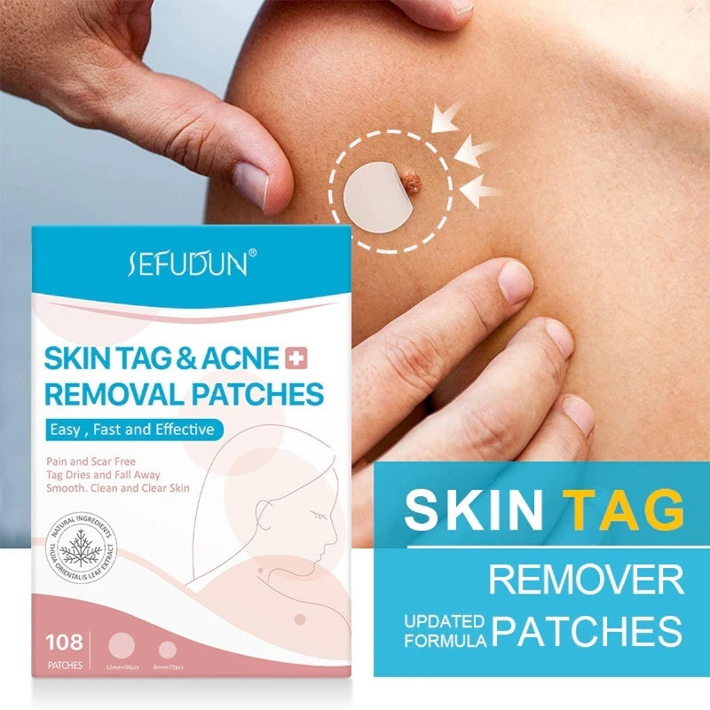 Mieauty Ingredients And Effective Remover Tag 108PCS Removal Tag And Skin Improved Patch