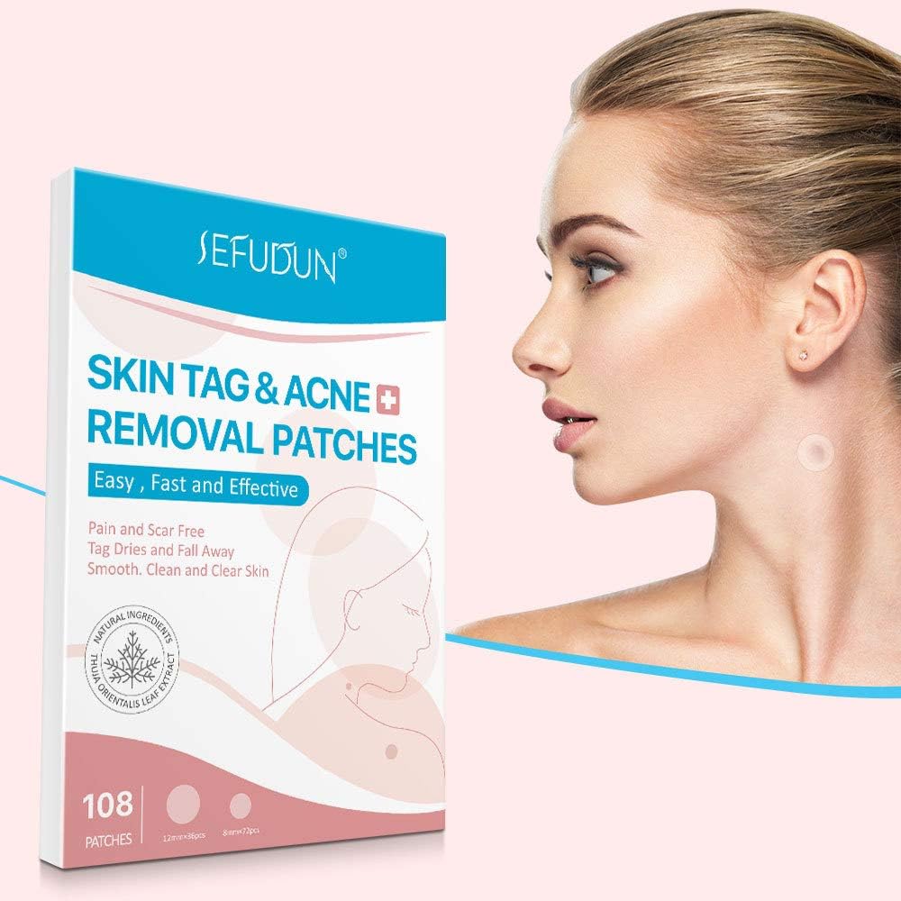 Mieauty Ingredients And Effective Remover Tag 108PCS Removal Tag And Skin Improved Patch