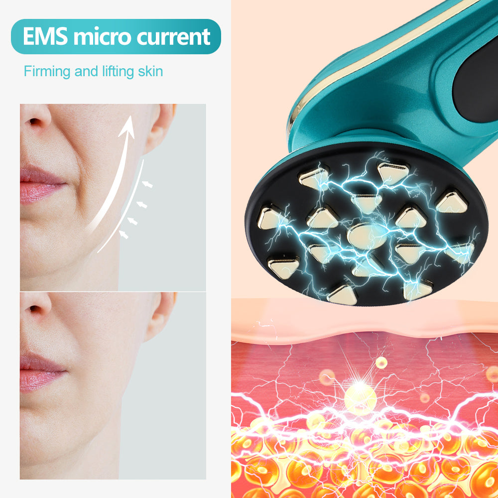 Homeuse Beauty Facial Skin Care Machine 5 Colors Facial LED Face Lifting Anti-Aging Skin Rejuvenation Device Skin Tighten Microcurrent EMS RF Machine