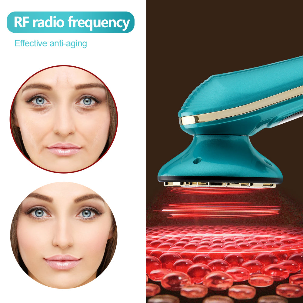 Homeuse Beauty Facial Skin Care Machine 5 Colors Facial LED Face Lifting Anti-Aging Skin Rejuvenation Device Skin Tighten Microcurrent EMS RF Machine