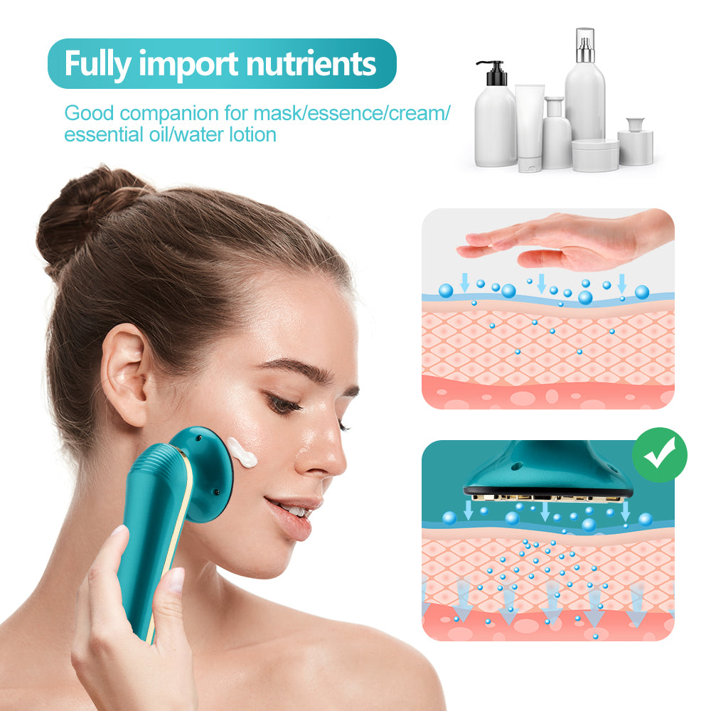 Homeuse Beauty Facial Skin Care Machine 5 Colors Facial LED Face Lifting Anti-Aging Skin Rejuvenation Device Skin Tighten Microcurrent EMS RF Machine