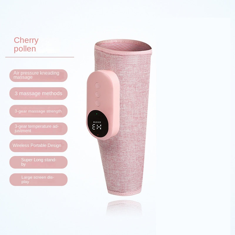 Leg Massager, Leg Compression Massager for Circulation and Swelling, 3 Modes and 3 intensities of Leg Massager with Heat and air Compression for Legs Tired and Legs Pain Relief. (Single)