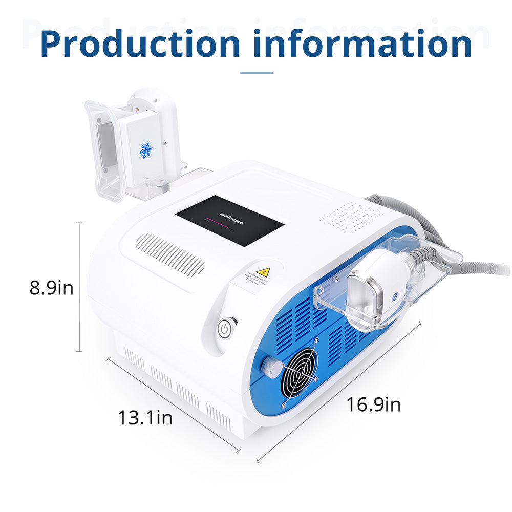 Ouwald 2 Handles Freezing Frozer Body Double Chin Removal Vacuum Slimming Machine