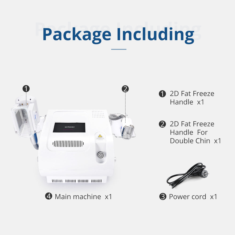 Ouwald 2 Handles Freezing Frozer Body Double Chin Removal Vacuum Slimming Machine