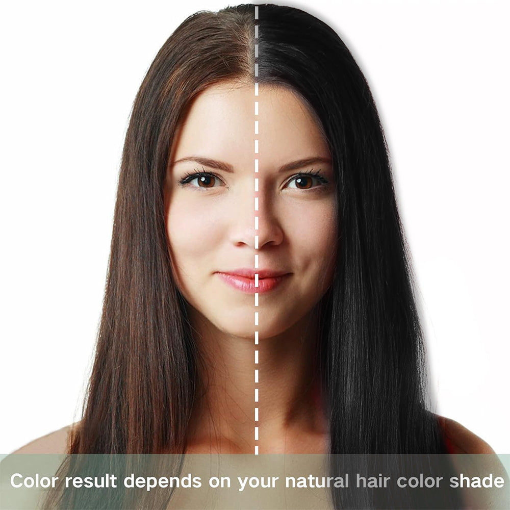 Ouwald Hair Color Shampoo for Gray Hair, 500ml Hair Dye Shampoo for Men & Women, 3 in 1 Fast Acting Natural Color Shampoo -Long Lasting-Safe And Easy to Use (Black Hair Dye Shampoo)
