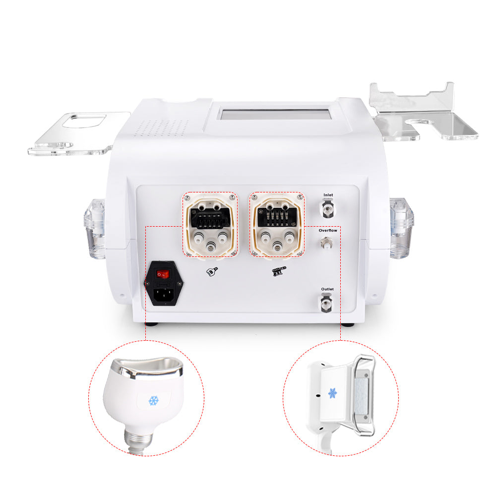 Ouwald 2 Handles Freezing Frozer Body Double Chin Removal Vacuum Slimming Machine