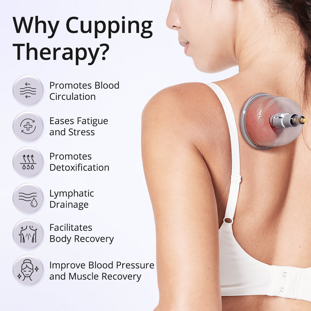 Ouwald Cupping Set for Massage Therapy - 22 Cups Chinese Cupping Kit with Hand Pump