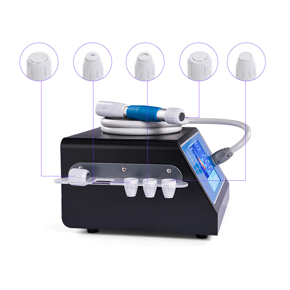 Ouwald Shockwave Therapy Machine With 5 Working Head For Body Pain Relief