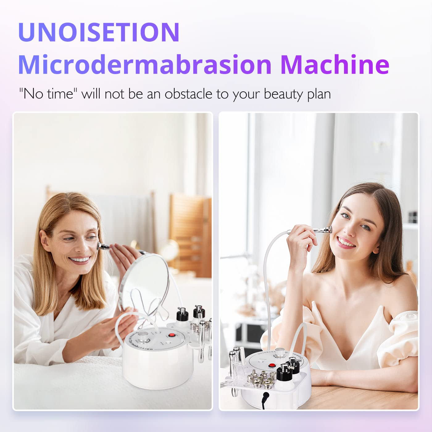 Diamond Microdermabrasion Machine - Facial Peel, Vacuum Suction, Spray | Portable Home Skincare Tool | Suitable for All Skin Types | Professional-Grade Results | Rejuvenate Your Skin