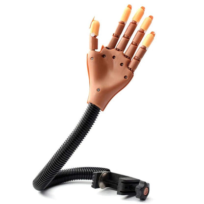 Upgrade Practice Hand for Acrylic Nails, Flexible Moveable Fake Hands, Manicure Trainng Hand Nail Kit for Beginners, Movable Nailfor Nail Manicure, Best Manicure DIY Print Practice Tool