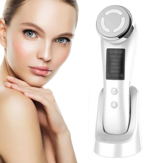 Face Lifting Device EMS Skin Rejuvenation Radio Frequency Womens Skin Care Wrinkle Removal Anti-Aging Beauty Massager 5 Modes Light Therapy Beauty Device