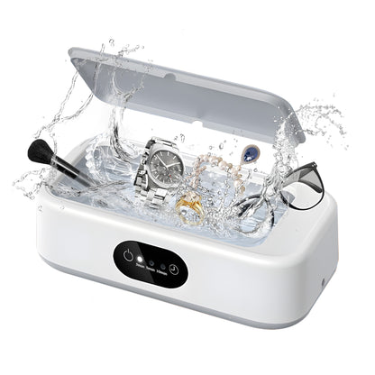 Ouwald Ultrasonic Jewelry Cleaner, 640ml Ultrasonic Cleaner, 49kHz Ultrasonic Cleaner Machine for Jewelry, Glasses, Rings, Watches & More