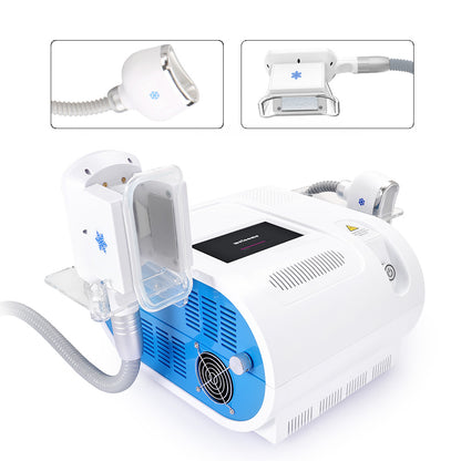 Ouwald 2 Handles Freezing Frozer Body Double Chin Removal Vacuum Slimming Machine