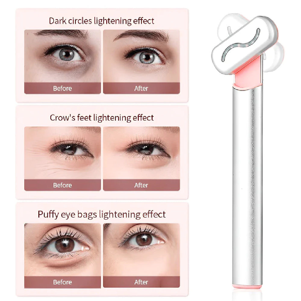 4 in 1 Facial Wand LED Red Light Therapy Wand Facial Massage Tool EMS Face Massager Machine Skin Care Beauty Device For Face Neck