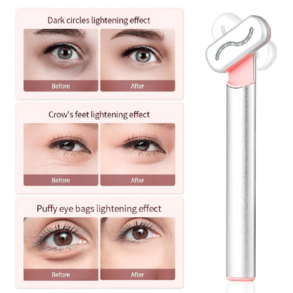 4 in 1 Facial Wand LED Red Light Therapy Wand Facial Massage Tool EMS Face Massager Machine Skin Care Beauty Device For Face Neck