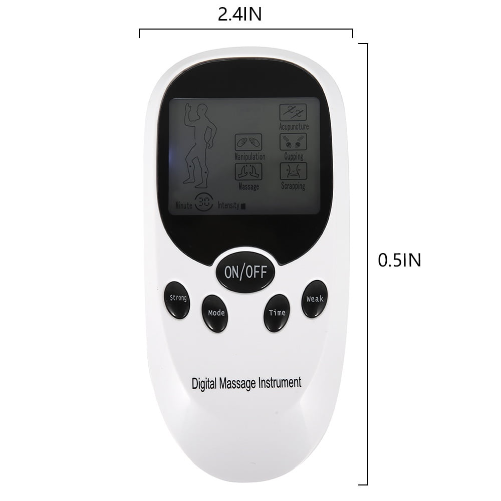 Mieauty TENS Unit Muscle Stimulator Dual Channel Electrical Massager Pulse Muscle Stimulator for Back Neck Pain Muscle Therapy