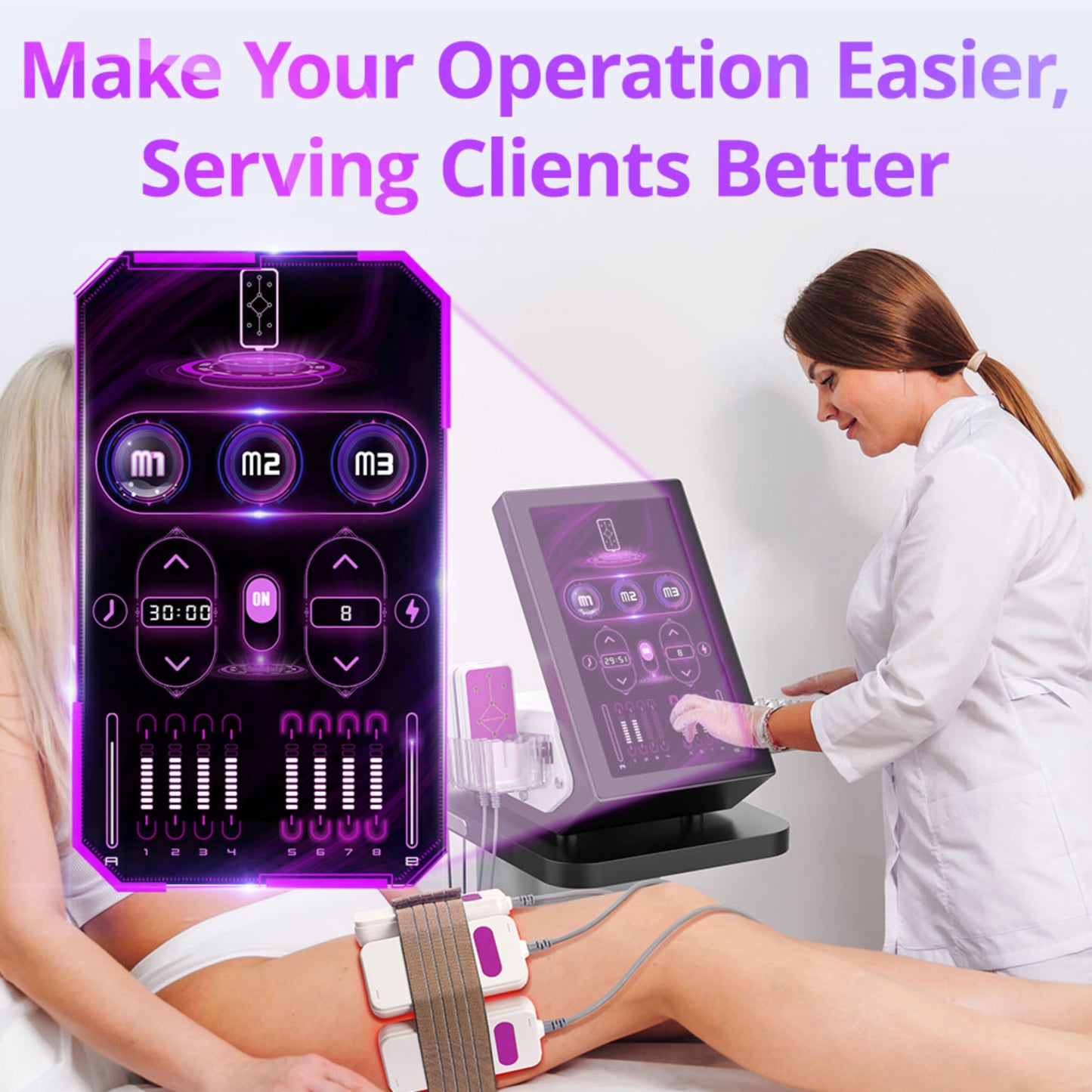 Ouwald LED Laser Lipo Fat Burning Cellulite Removal Body Sculpting Machine for Beauty Salons