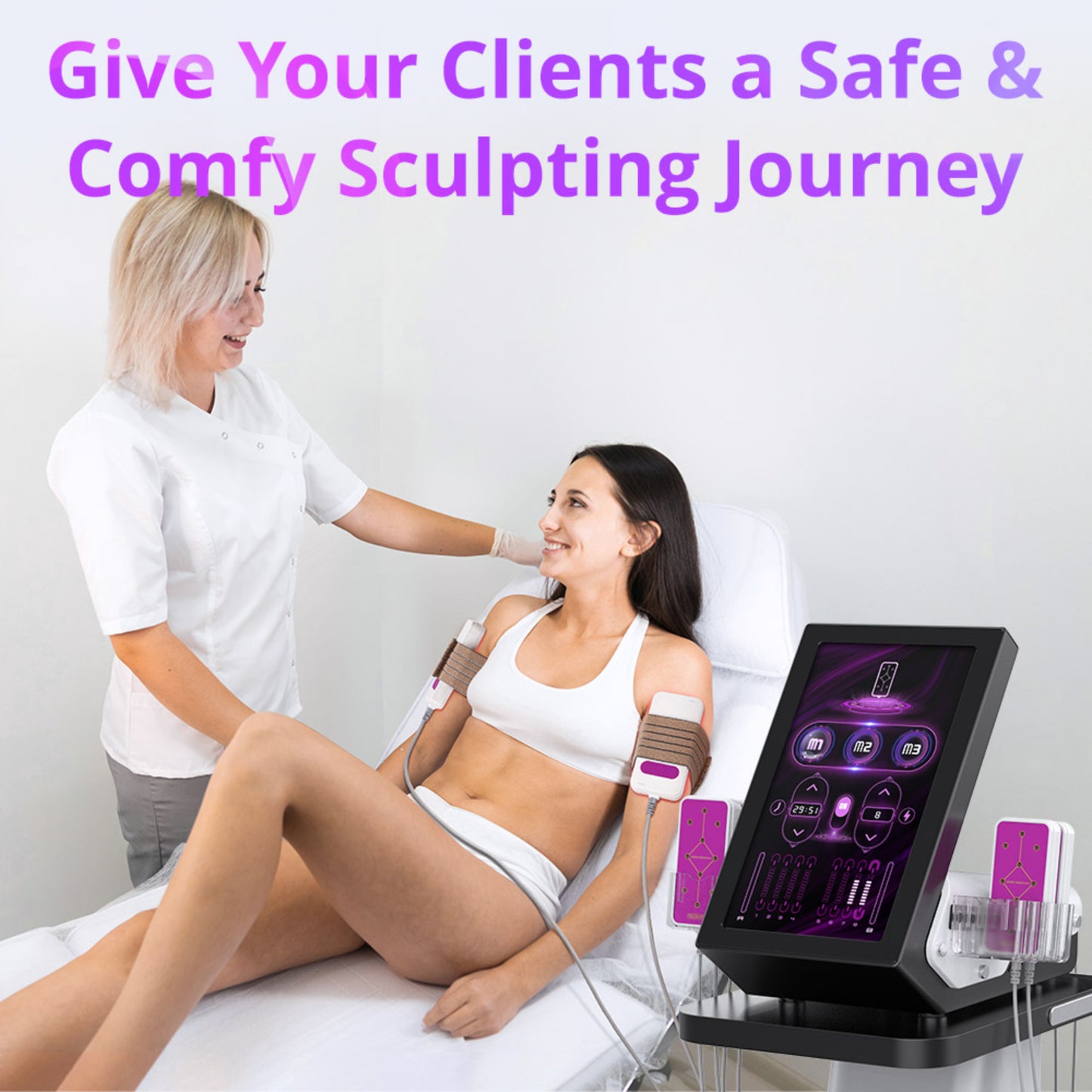 Ouwald LED Laser Lipo Fat Burning Cellulite Removal Body Sculpting Machine for Beauty Salons