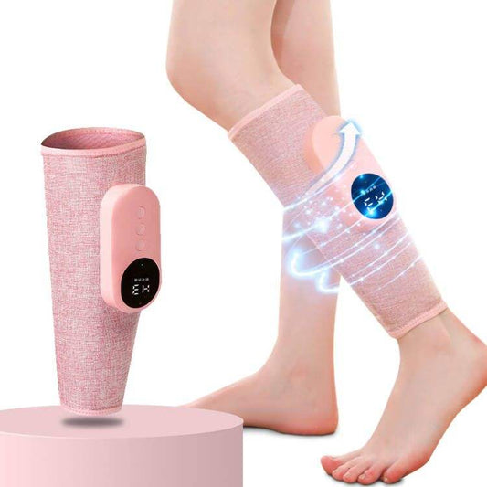 Leg Massager, Leg Compression Massager for Circulation and Swelling, 3 Modes and 3 intensities of Leg Massager with Heat and air Compression for Legs Tired and Legs Pain Relief. (Single)