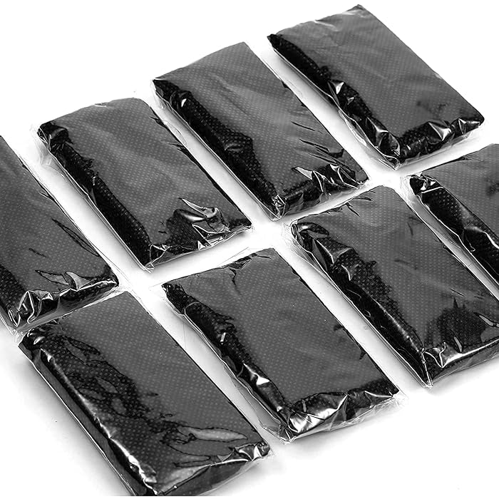 100 Pack Disposable Bra Underwear Women Disposable Bikini Top Underwear Brassieres for Spray Tanning, Waxing, Spa Treatments, Salon Services And Other Body Treatments, Individually Wrapped Black