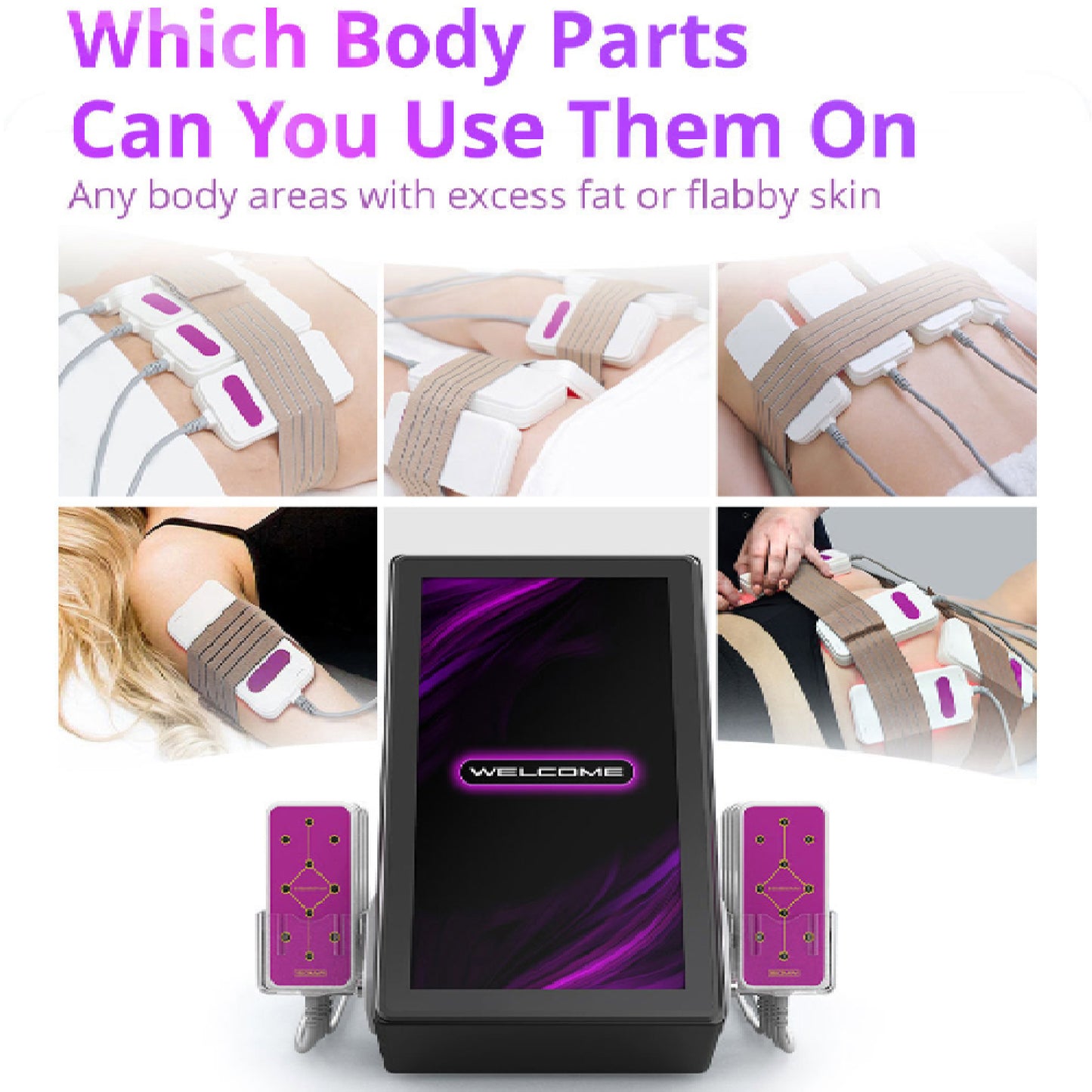 Ouwald LED Laser Lipo Fat Burning Cellulite Removal Body Sculpting Machine for Beauty Salons