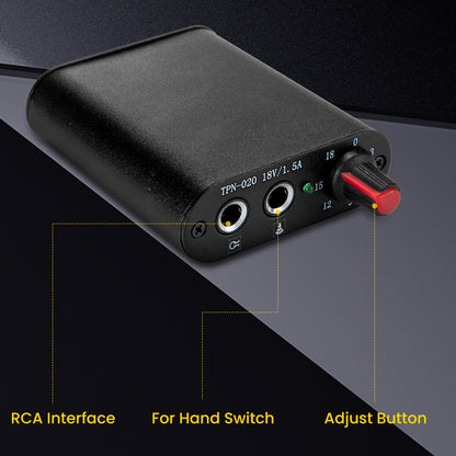 Tättoo Pen | Tättoo Machine Kit with Power Supply Clip Cord RCA Connector Wireless Tättoo | Pen Kit for Beginners | Silver