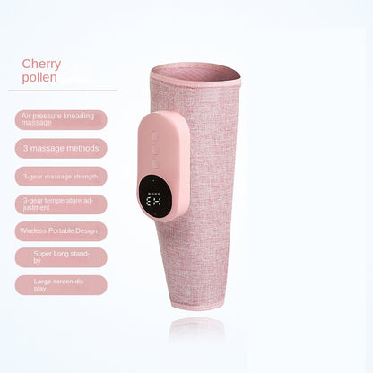 Leg Massager, Leg Compression Massager for Circulation and Swelling, 3 Modes and 3 intensities of Leg Massager with Heat and air Compression for Legs Tired and Legs Pain Relief. (Single)