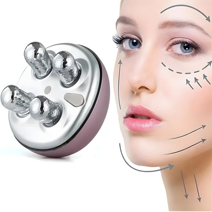 MultiFunctional Electric Face Massager Rotate Roller 4D Tightening Microcurrent Face Lift, Wrinkle Remover, Anti-Aging, Skin Care Massage EMS Beauty Devices