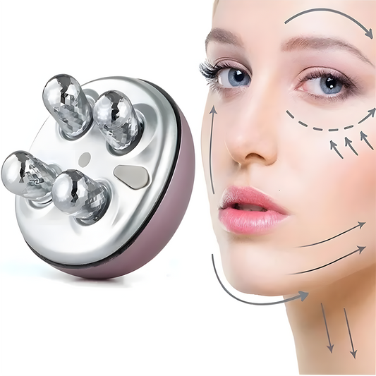 MultiFunctional Electric Face Massager Rotate Roller 4D Tightening Microcurrent Face Lift, Wrinkle Remover, Anti-Aging, Skin Care Massage EMS Beauty Devices
