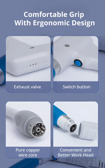 Ouwald Shockwave Therapy Machine With 5 Working Head For Body Pain Relief