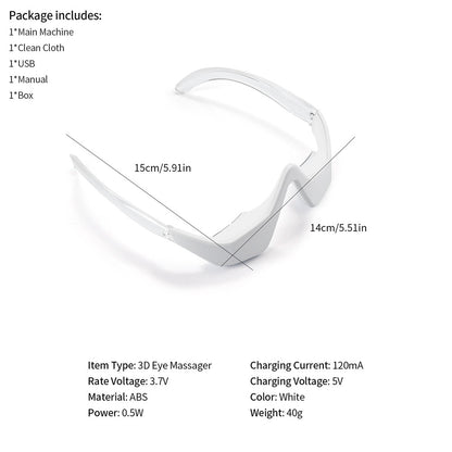 Red Light Therapy Eye Massager