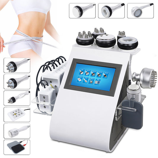 6 in 1 Body Cvitation Machine for Fat Removál - Professonal 40K Ultras Cavitaion Machine Skin Tightening Body'Slim for Home/Spa Use