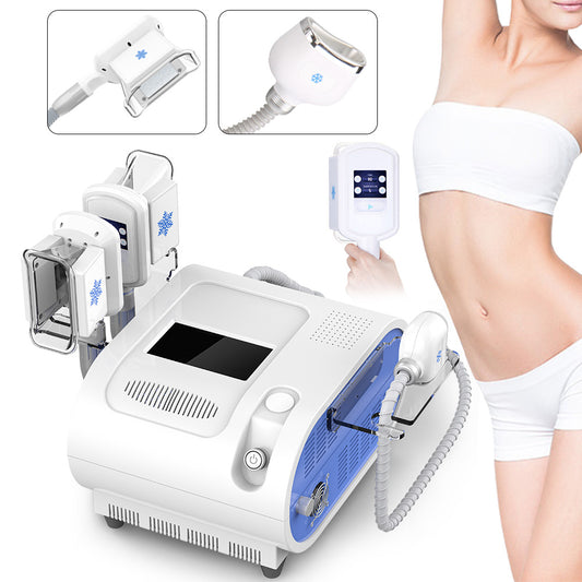 Ouwald 3 Handles Freezing Fat Cool Sculpting Double Chin Removal Slimming Machine Salon Use